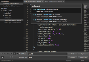 Sublime Text 2 Soda Theme