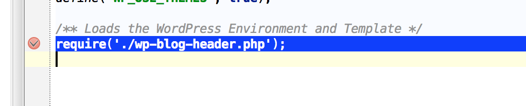 PHPStorm Breakpoint